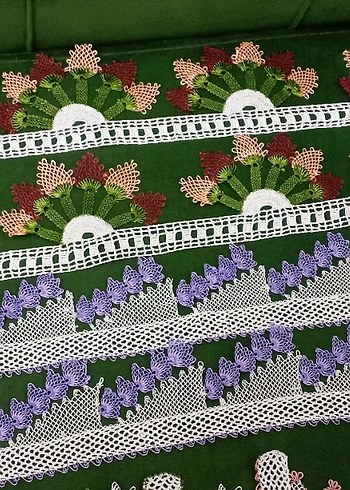 iğne oyası havlu kenari - Görsel 4