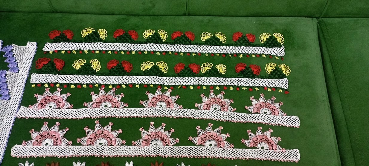 iğne oyası havlu kenari - Görsel 5