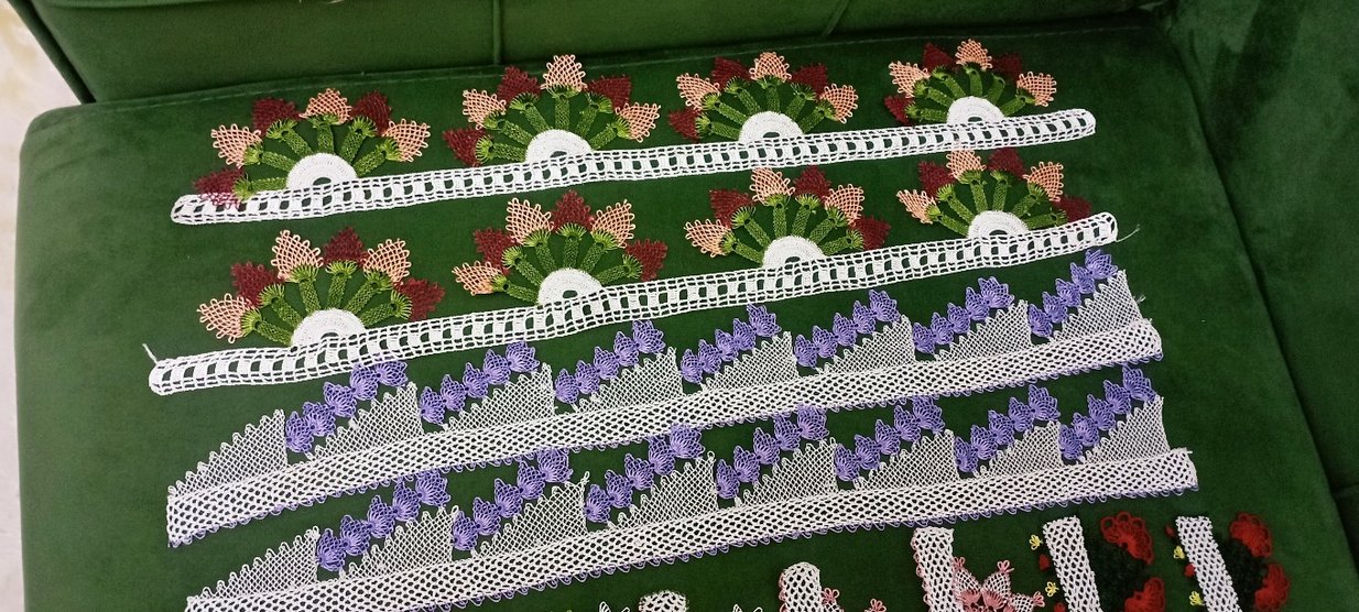 iğne oyası havlu kenari - Görsel 4