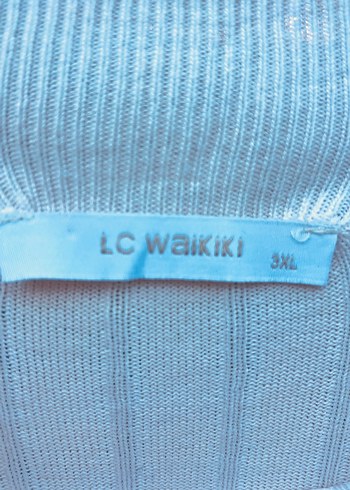 xxl Beden beyaz Renk LC Waikiki Beyaz Uzun Kollu Triko Kazak