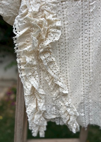 Bohem Mini Dantel Abiye Elbise Gelinlik - Görsel 4