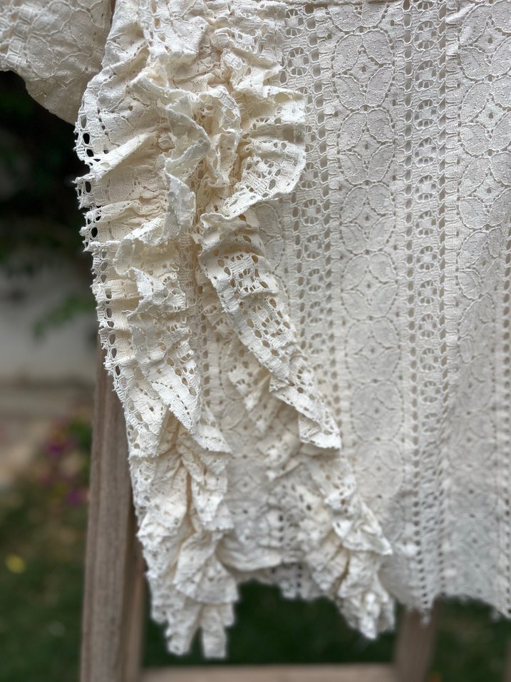 Bohem Mini Dantel Abiye Elbise Gelinlik - Görsel 4