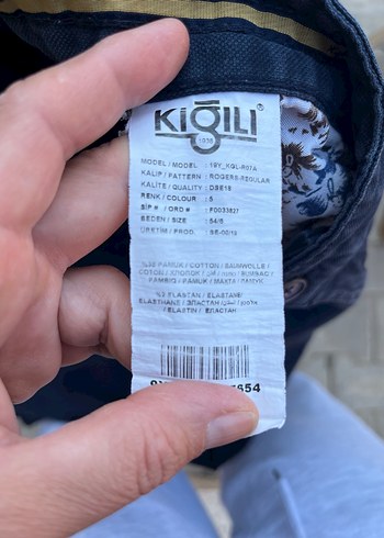 Diğer KİĞILI Lacivert Gabardin Erkek Pantolon