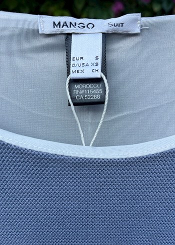 MANGO Soft Mavi Minimal Şıklık - Elbise - Görsel 6