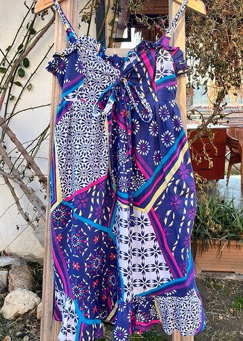 Jimmy Key Pamuklu Bohem Mini Elbise - Görsel 4