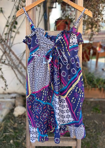 Jimmy Key Pamuklu Bohem Mini Elbise - Görsel 2