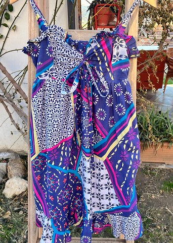 Jimmy Key Pamuklu Bohem Mini Elbise - Görsel 5