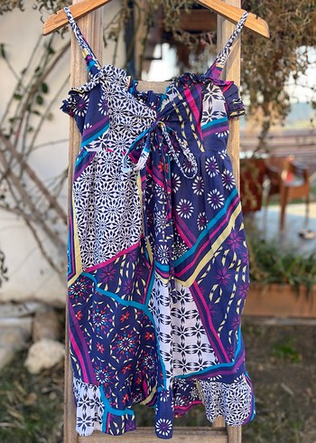 Jimmy Key Pamuklu Bohem Mini Elbise - Görsel 3