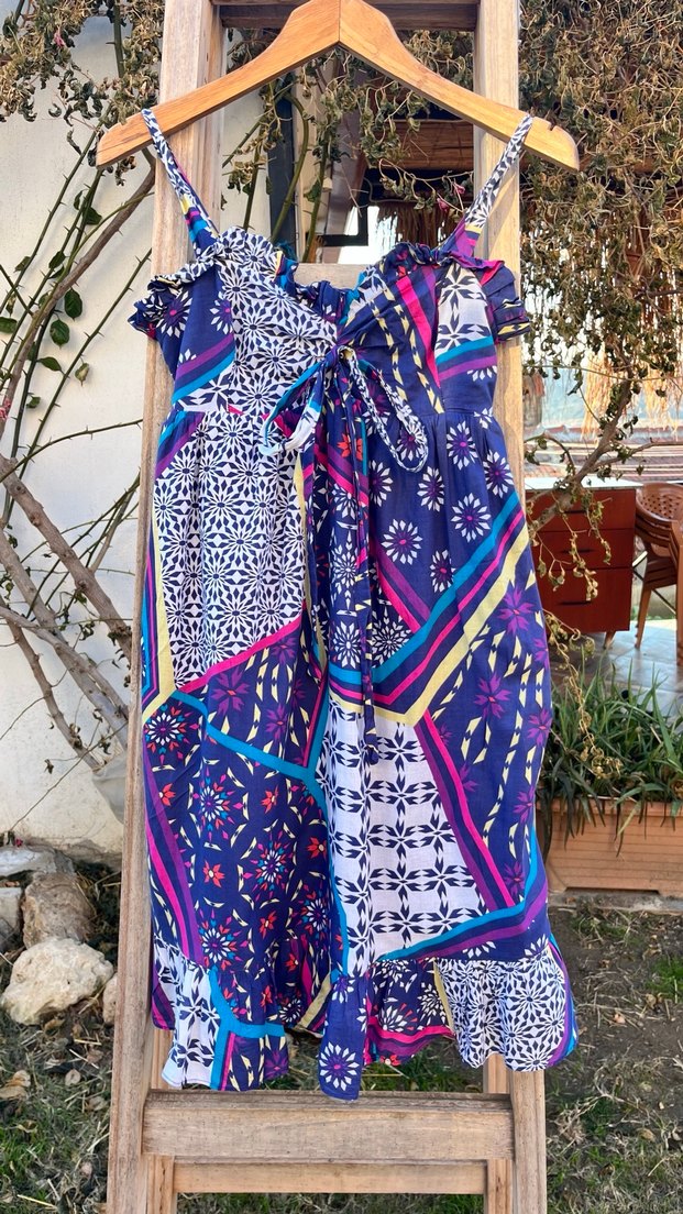 Jimmy Key Pamuklu Bohem Mini Elbise - Görsel 4