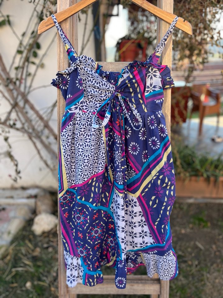 Jimmy Key Pamuklu Bohem Mini Elbise - Görsel 2