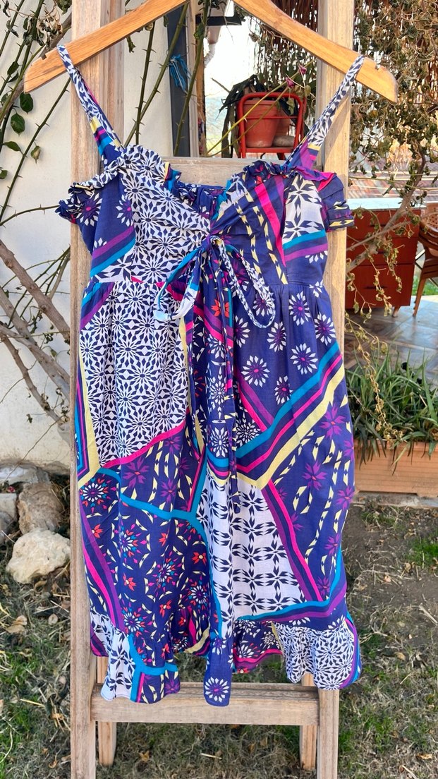 Jimmy Key Pamuklu Bohem Mini Elbise - Görsel 5