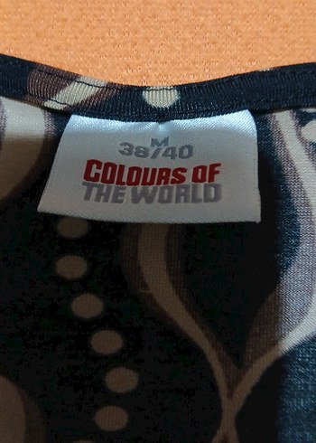 siyah kahve desenli elbise - Görsel 6