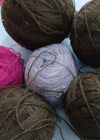 Renkli ve Doğal İplik Topları - Görsel 3
