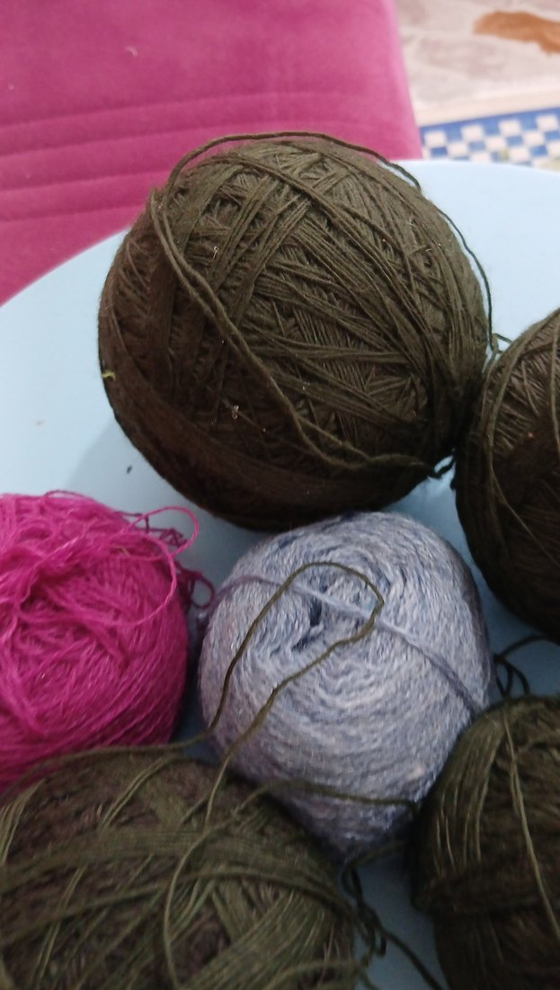 Renkli ve Doğal İplik Topları - Görsel 5