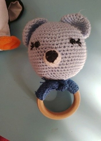 Renkli Örgü Kelebek agurimi örme  Oyuncaklar - Görsel 2