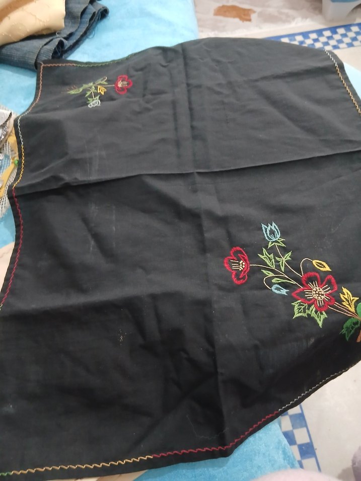 Nakışlı Çok Renkli Bohem çimentablo - Görsel 2