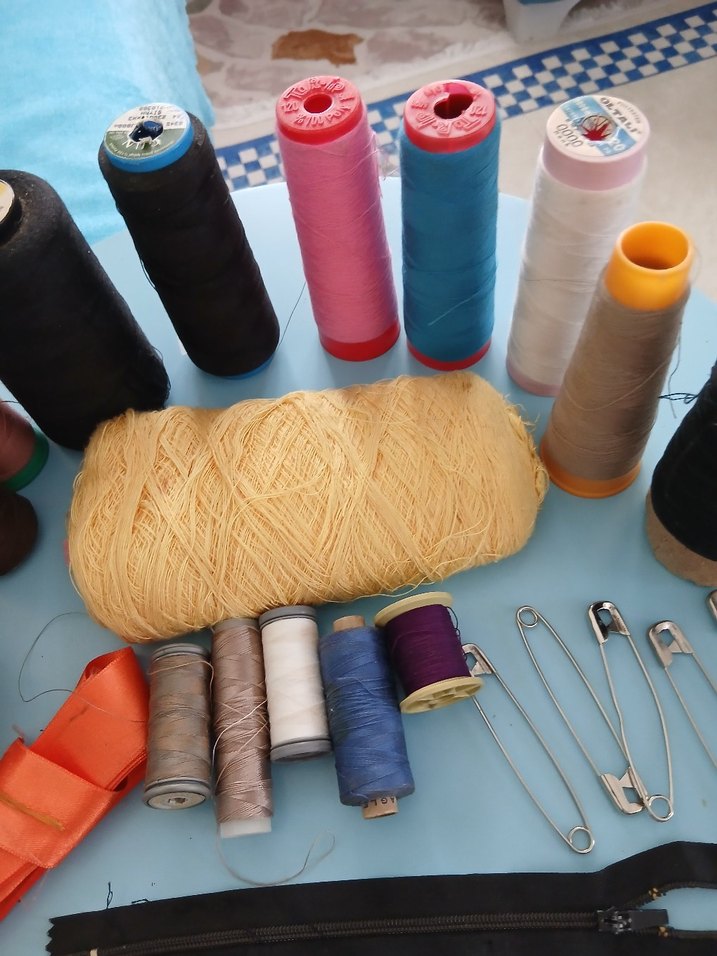 Renkli İplikler ve Dikiş Malzemeleri Seti - Görsel 4