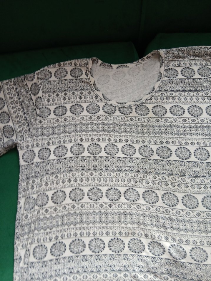 Düğmeli Gri Leopar Desenli Tişört 2 adet fiyatıdır - Görsel 4