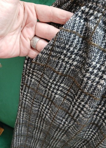 Gri Kadın Kumaş Pantolon - Görsel 2