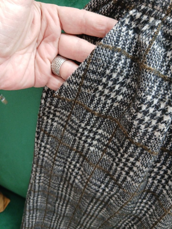 Gri Kadın Kumaş Pantolon - Görsel 2