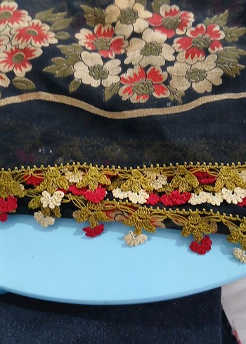 kenar oyalı büyük yazma - Görsel 3