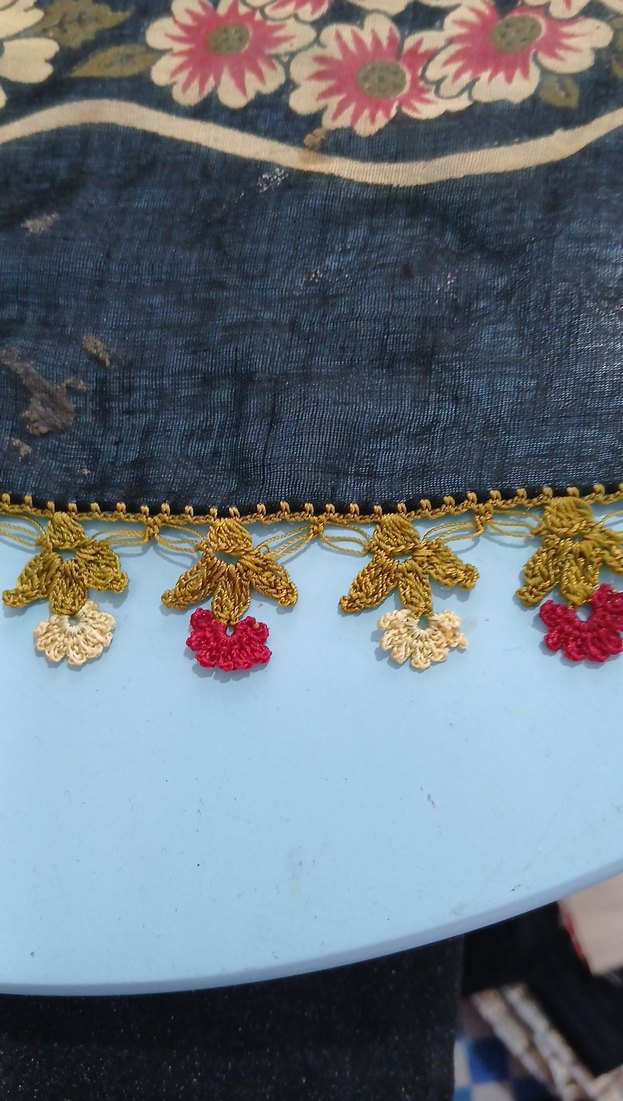 kenar oyalı büyük yazma - Görsel 2