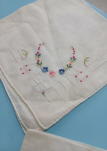 Nakışlı Vintage kare nakışlı örtüler adet fiyatı - Görsel 5