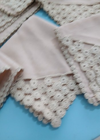 Nakışlı Bej salon takımı - Görsel 2