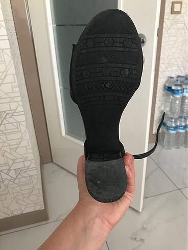 36 Beden siyah Renk Günlük sandalet