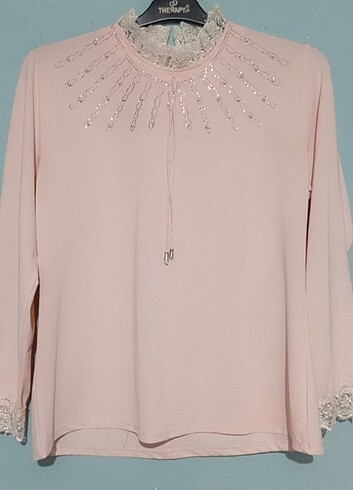 Pembe buluz standart beden 