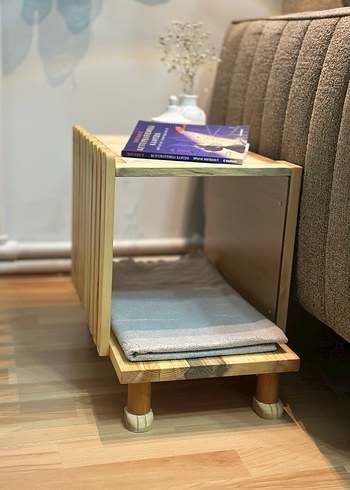 Ahşap Kedi Evi ve komodin. - Görsel 3