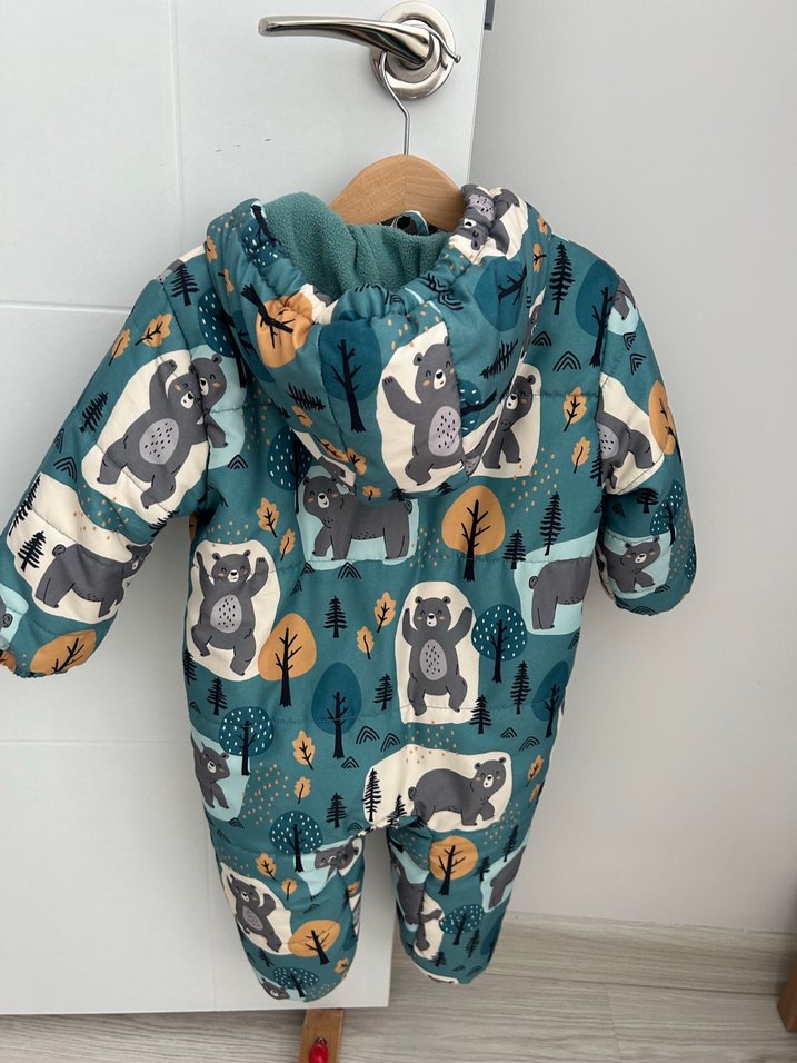 Baskılı Erkek Bebek Astronot Tulumu - Görsel 2