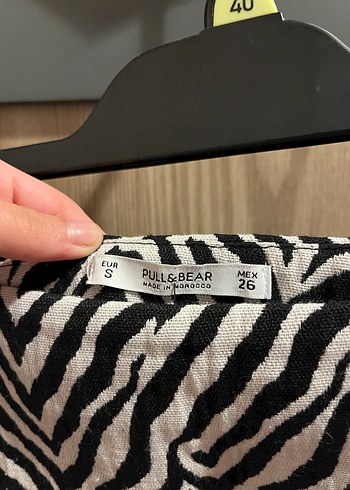 s Beden Pull&Bear Zebra Mini Etek