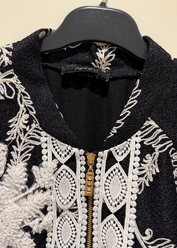 Siyah Dantel Detaylı Bohem Kadın etekli takım - Görsel 2