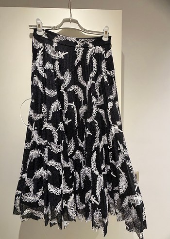 Siyah Dantel Detaylı Bohem Kadın etekli takım - Görsel 7