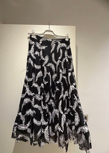 Siyah Dantel Detaylı Bohem Kadın etekli takım - Görsel 6