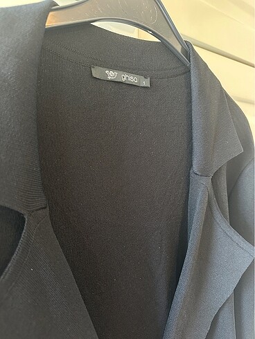 36 Beden siyah Renk Ghisa merserize blazer