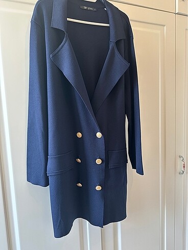 Ghisa merserize blazer lacivert