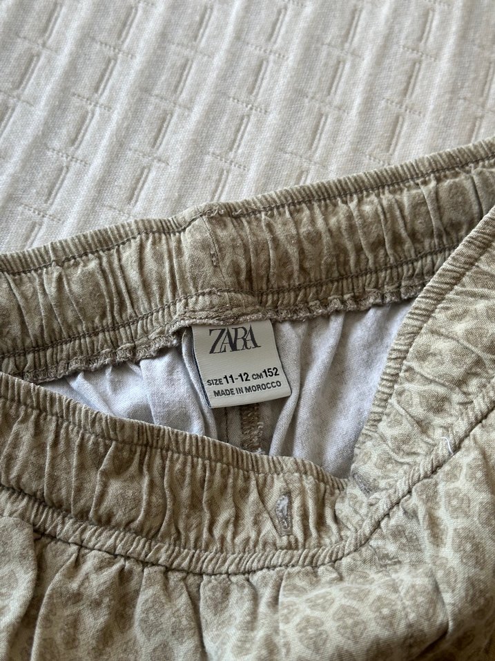 Bej Pamuklu rahat kesimerkek çocuk şort - Görsel 2