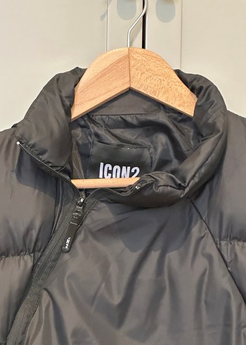 Siyah Kemerli Kadın Puff Yelek - Görsel 4