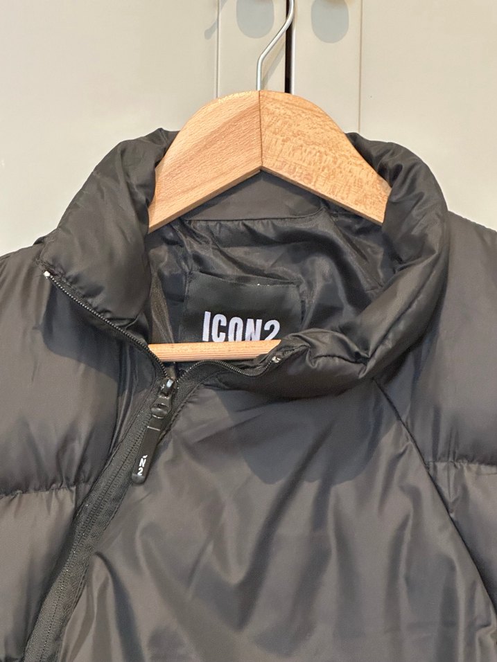 Siyah Kemerli Kadın Puff Yelek - Görsel 4