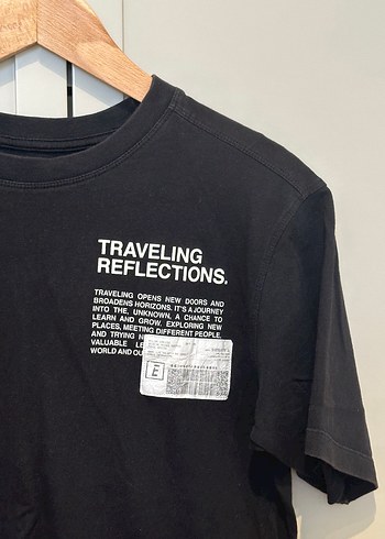 Siyah Baskılı Oversize Erkek çocuk Tişört