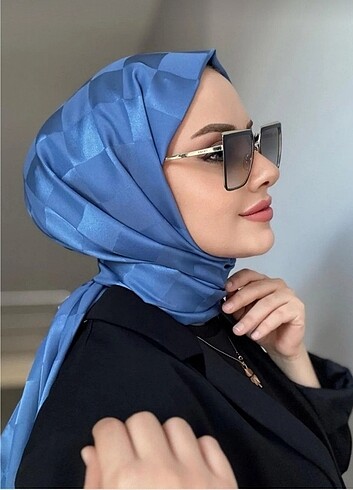 Dama desenli ipeksi şal 