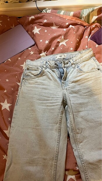 34 Beden mango straight fit düşük bel jean