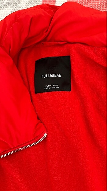 Pull and Bear Pull&Bear Kadın Kırmızı Mont