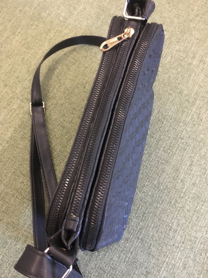 Siyah Deri Kadın Çapraz Çanta - Görsel 3