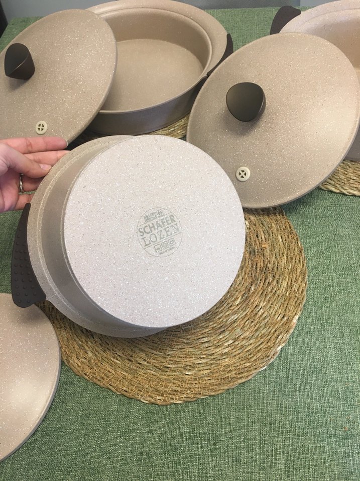 Kahverengi Kapaklı Tencere Seti - Görsel 3