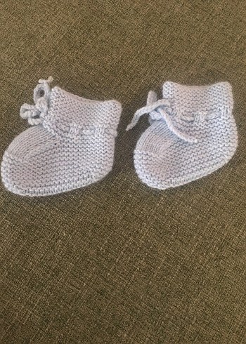 Yenidoğan bebe mavisi erkek patik - Görsel 2