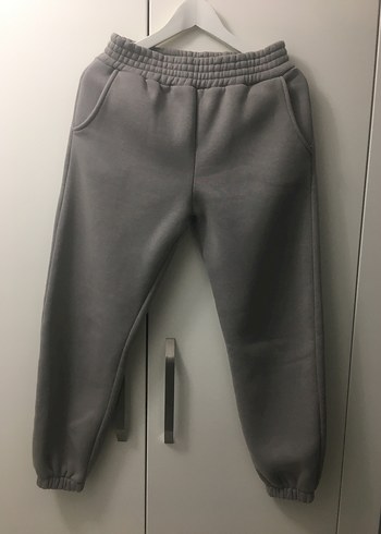 Gri Yüksek Yakalı Kadın Sweatshirt takımı - Görsel 3