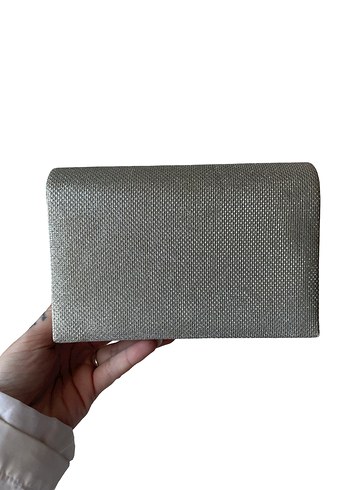 Gri Simli Kadın Portföy Çanta - Görsel 2